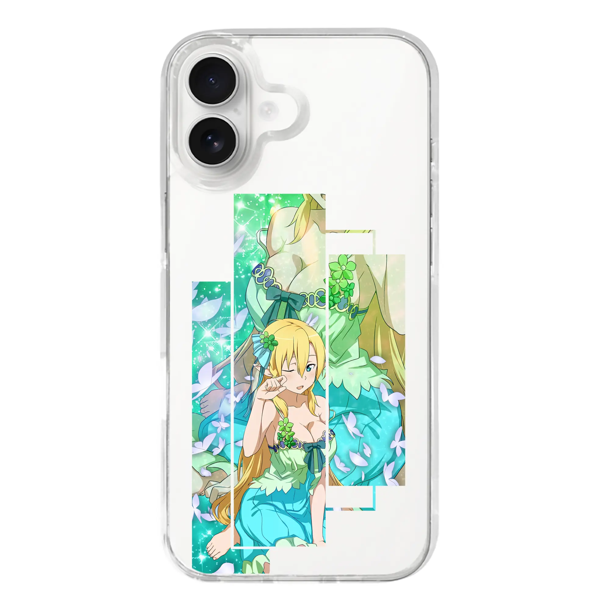 ソードアートオンライン グッズ リーファ - iPhone 17シリーズ 透明スマホケース – 薄型・耐衝撃・精密フィット保護カバー